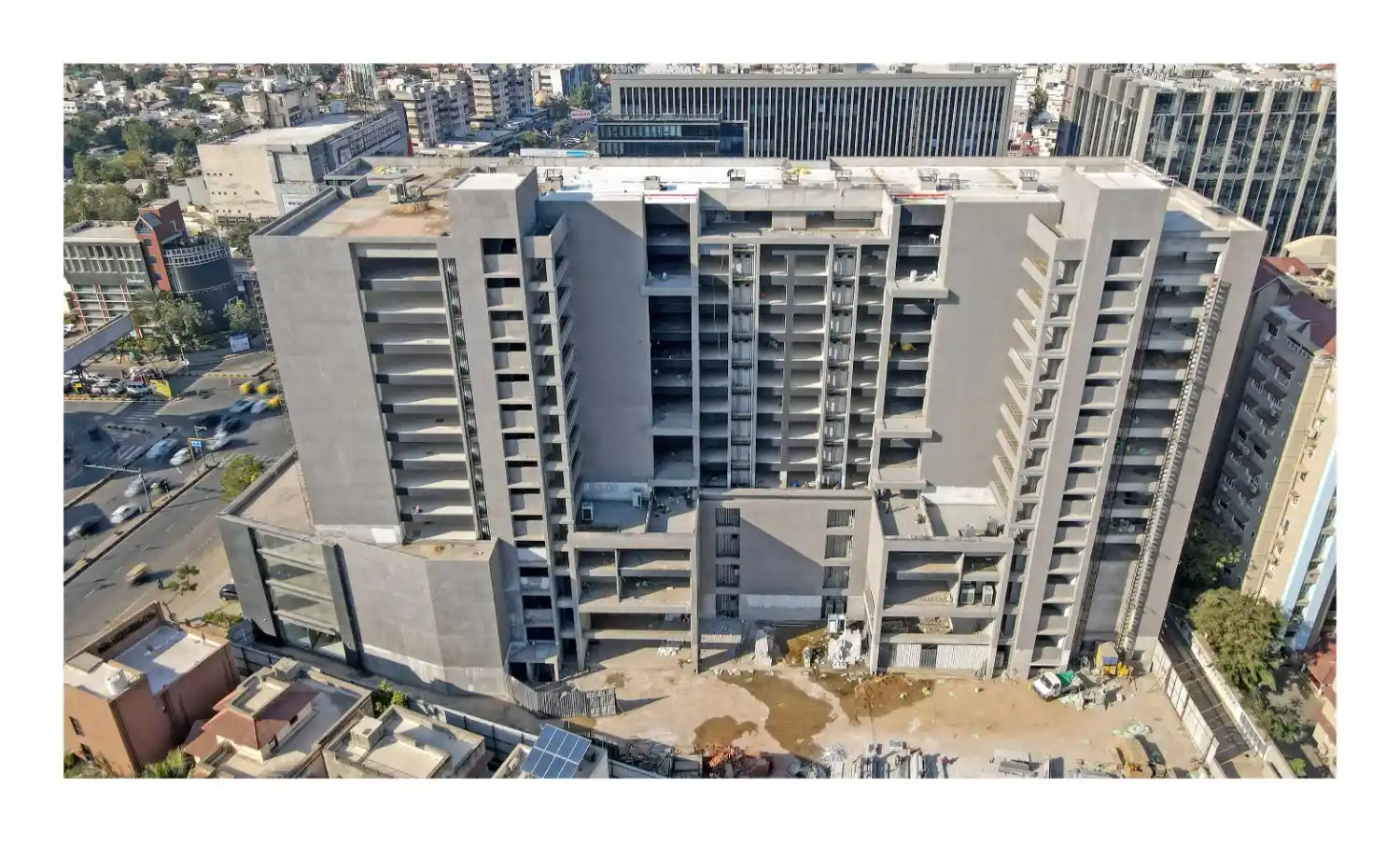 The construction update of Arista Buildcon-Unicus Shyamal